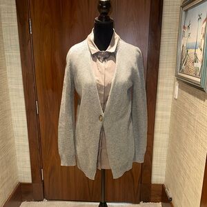 Gray Women's Blazer Cardigan